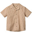 Wheat Shirt - Anchor - Caramel Stripe