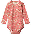 Wheat Bodysuit l/s - Liv - Coral Flowers