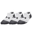 Under Armour Sneaker-Socken - 3er-Pack - Weiß m. Grau