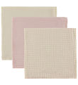 Lil' Atelier Muslin Cloths - 3-Pack - NbnFergie - Peach Whip