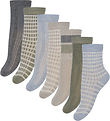 Minymo Socks - 7-Pack - Winter Sky w. Pattern