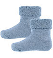 Minymo Socken - 2er-Pack - Terry - Winter Sky