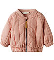Lil' Atelier Bomberjacke - NmnLio - Misty Rose m. Regenbogen