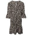 Kids Only Kjóll - KogGlow - Black/Clara Leo
