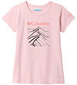 Columbia Stuttermabolur - Tech Trail™ - Satin Bleikt Heather