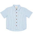 Copenhagen Colors Hemd - Sky Blue W. Cream Stripe