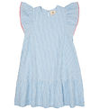 Copenhagen Colors Dress - Sky Blue W. Cream Stripe W. Pink