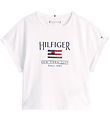 Tommy Hilfiger T-shirt - Sequins Flag - White
