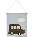 Smallstuff Wall Decoration - 37x33 cm - Dogs driving