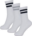 Name It Socken - 3er-Pack - NkmNan - Bright White/Steinbruch/Nav