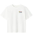 Name It Stuttermabolur - NkmFonnot - Bright White/SPAGHTETTI