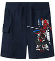 Shorts en Molleton Name It - NmmMo Spider - Marine Blazer