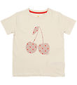 The New T-shirt - TnNolene - White Swan w. Cherry