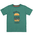 The New T-shirt - TnNoble - Bottle Green w. Print