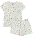 Petit Bateau Pyjama Set - 2 Parts - Marshmallow/Multicolour