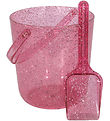 Konges Sløjd Beach Set - Bucket And Shovel - Sparkling Pink