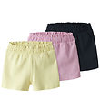 Name It Shorts - Rib - NmfSurajali - 3-Pack - Pink Frosting/W Pa