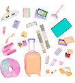 Our Generation Doll Accessories - Cardboard Suitcase - Rainbow