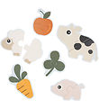 Done by Deer Jigsaw Puzzle - 12 pcs - Tiny Farm Colour Mix