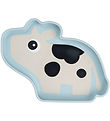 Done by Deer Silicone Stick Ad Stay Plate - Dotti Blue