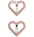 Lil' Atelier Haarspange - 2er-Pack - NkfAcc-Olina - Peach Peitsc