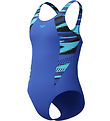 Speedo Badeanzug - HyperBoom SPlice Muscleback - Blau m. Print