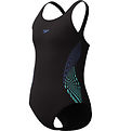 Speedo Badeanzug - Platzierung Muscleback - Schwarz m. Blau