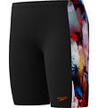 Speedo Swim Trunks - Digital Panel Jammer - Black w. Print