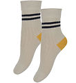 FUB Socken - 2er-Pack - Rib - Ecru