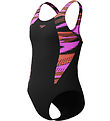 Speedo Sundföt - HyperBoom SPlice Muscleback - Svart M. Fjólublá