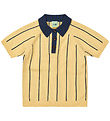FUB Polo - Vanilla/Dark Dökkblátt