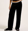 Juicy Couture Flauelsbuxur - Vicky - Svart