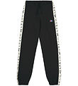 Champion Sweatpants - Elastic Cuff - Black w. Print
