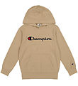 Champion Hoodie - Khaki w. Logo