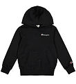 Champion Hoodie - Black w. Logo