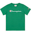 Champion Stuttermabolur - Grænt M. Lógó