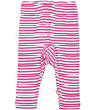 Joha Leggings - Rib - Wolle/Seide - Off White/Pink