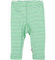 Joha Leggings - Rib - Wool/Silk - Off White/Green
