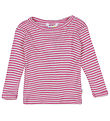 Joha Blouse - Rib - Wool/Silk - Off White/Pink