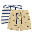 Hust and Claire Shorts - 2-Pack - Hau - Pale Khaki