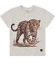 Hust and Claire T-shirt - Anton - Ivory w. Leopard