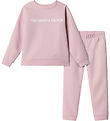 The North Face Sweat Set - Blouse/Trousers - Pink Clover w. Logo