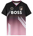 BOSS T-shirt - Team BOSS - Black w. Pink