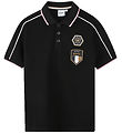 BOSS Polo - Team BOSS - Black w. Pink