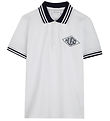 HUGO Polo - White w. Navy