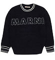 Marni Bluse - Strick - Schwarz m. Weiß