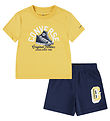 Converse Shorts Set - T-shirt/Shorts - Yellow/Converse Navy