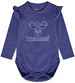Hummel Bodysuit l/s - HmlEline - Skipper Blue