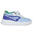Tommy Hilfiger Shoes - Lace Up/Velcro Sneaker - Light Blue/Green