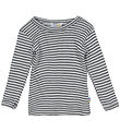 Joha Blouse - Rib - Wool/Silk - Dark Grey